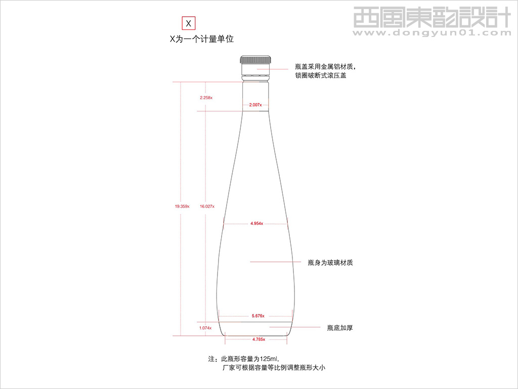 江蘇國(guó)色天香油用牡丹科技發(fā)展有限公司南園國(guó)色牡丹籽油瓶型設(shè)計(jì)線(xiàn)稿圖