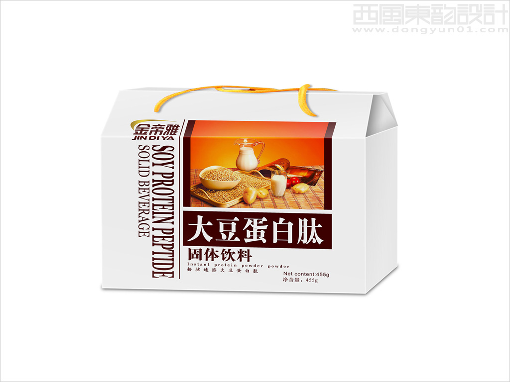 臨沂金帝雅食品有限公司大豆蛋白肽固體飲料內(nèi)袋包裝設(shè)計