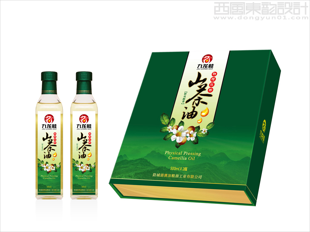 澳加糧油工業(yè)有限公司山茶油禮盒設(shè)計、山茶油瓶簽設(shè)計