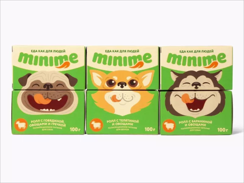 minime 寵物食品包裝設(shè)計圖片欣賞