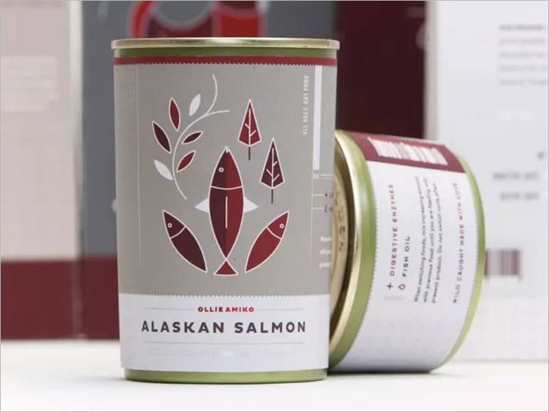 ALASKAN SALMON 魚糧魚飼料包裝設(shè)計圖片欣賞