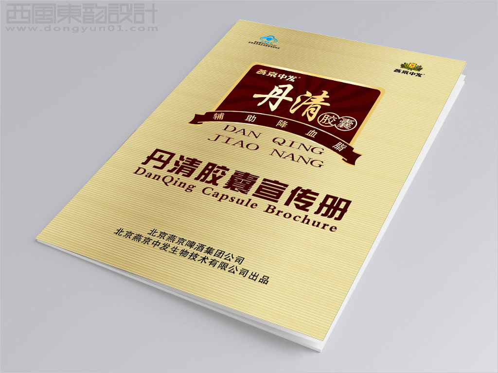 北京燕京中發(fā)生物技術(shù)有限公司丹清膠囊產(chǎn)品宣傳冊(cè)封面設(shè)計(jì)圖片