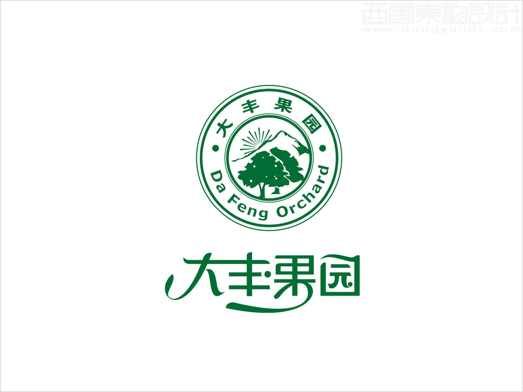 北京鵬力達(dá)食品有限公司大豐果園logo設(shè)計(jì)