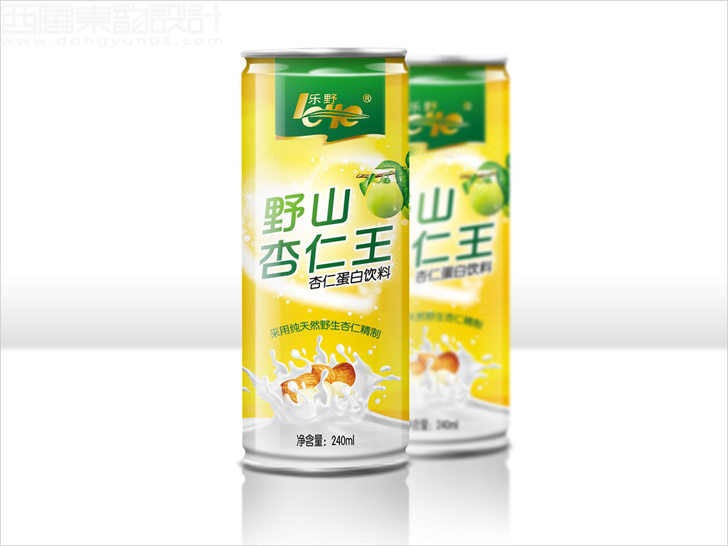 承德樂(lè)野食品有限公司杏仁蛋白飲料包裝設(shè)計(jì)商超渠道版