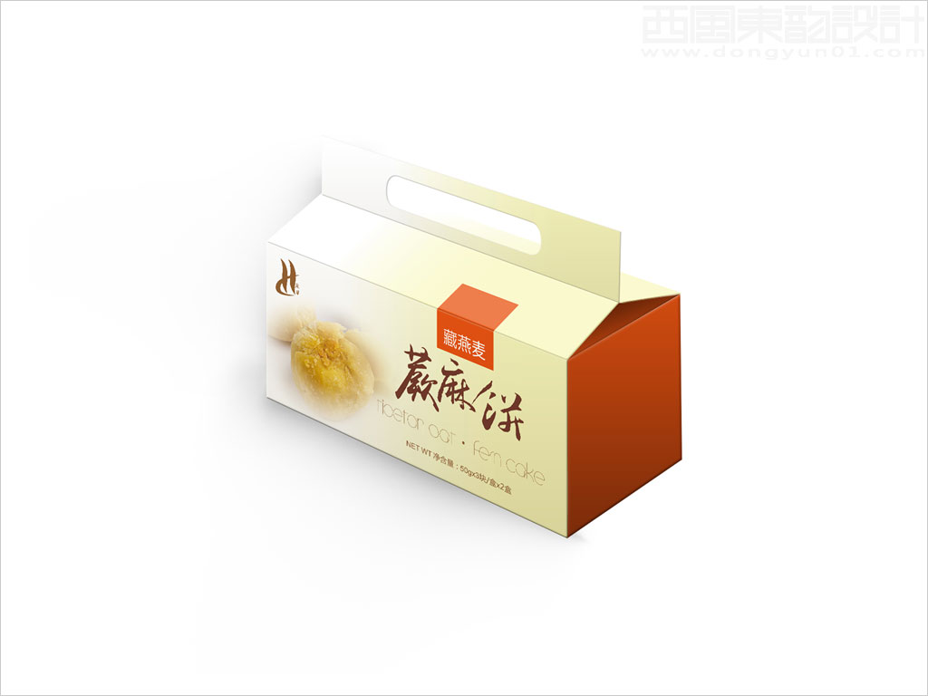 甘肅省隴華食品廠藏燕麥蕨麻餅糕點禮品盒食品包裝設(shè)計圖片