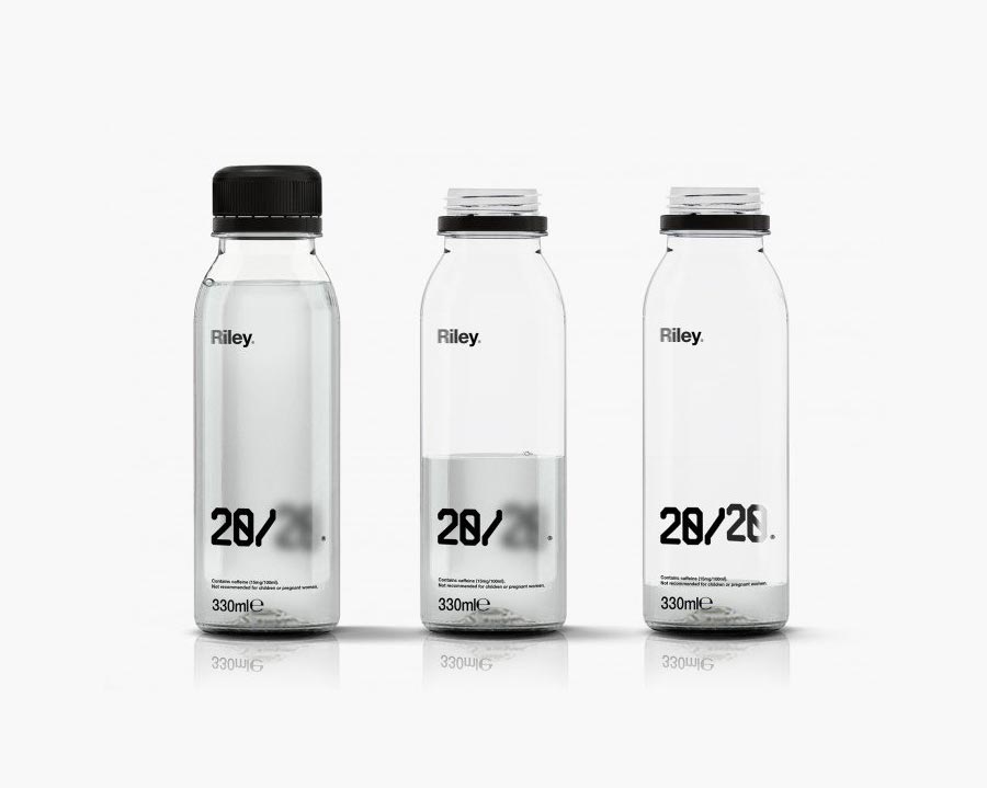 Riley20/20解宿醉飲料包裝設(shè)計(jì)之飲用過程20標(biāo)識(shí)呈現(xiàn)狀態(tài)圖