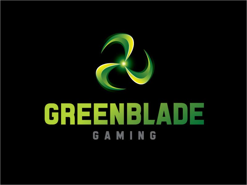 GREENBLADE GAMING LOGO設(shè)計