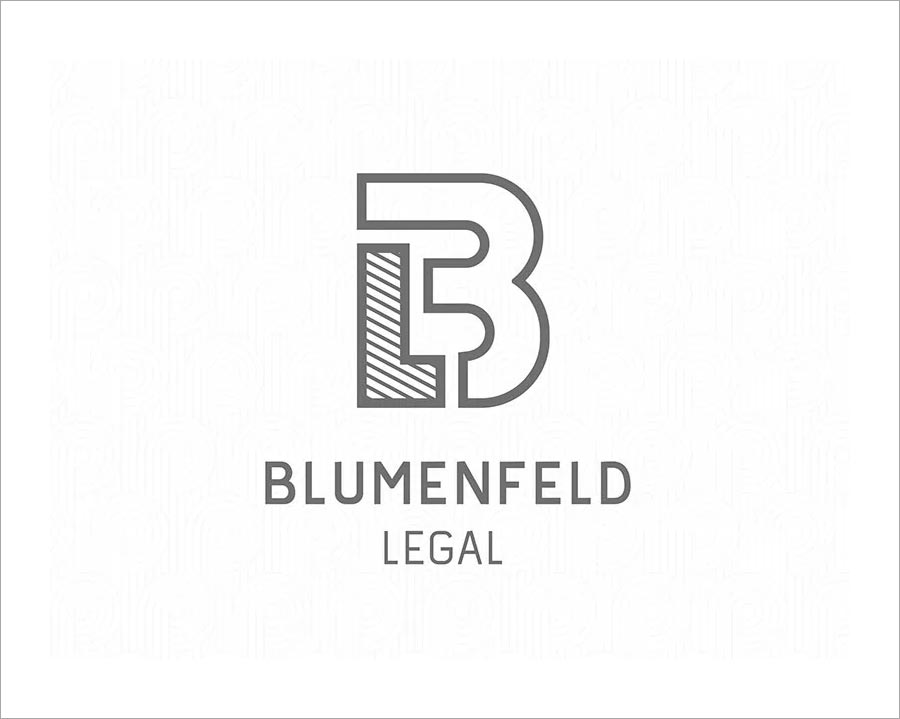 BLUMENFELD LEGAL 律師事務(wù)所標志設(shè)計