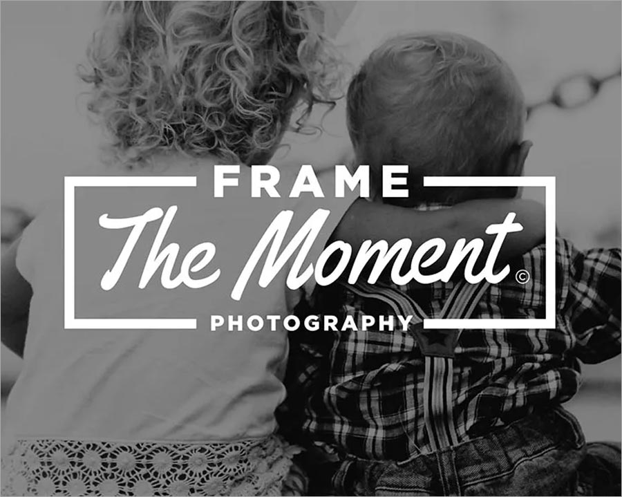 THE MOMENT PHOTOGRAPHY 攝影公司標志設(shè)計