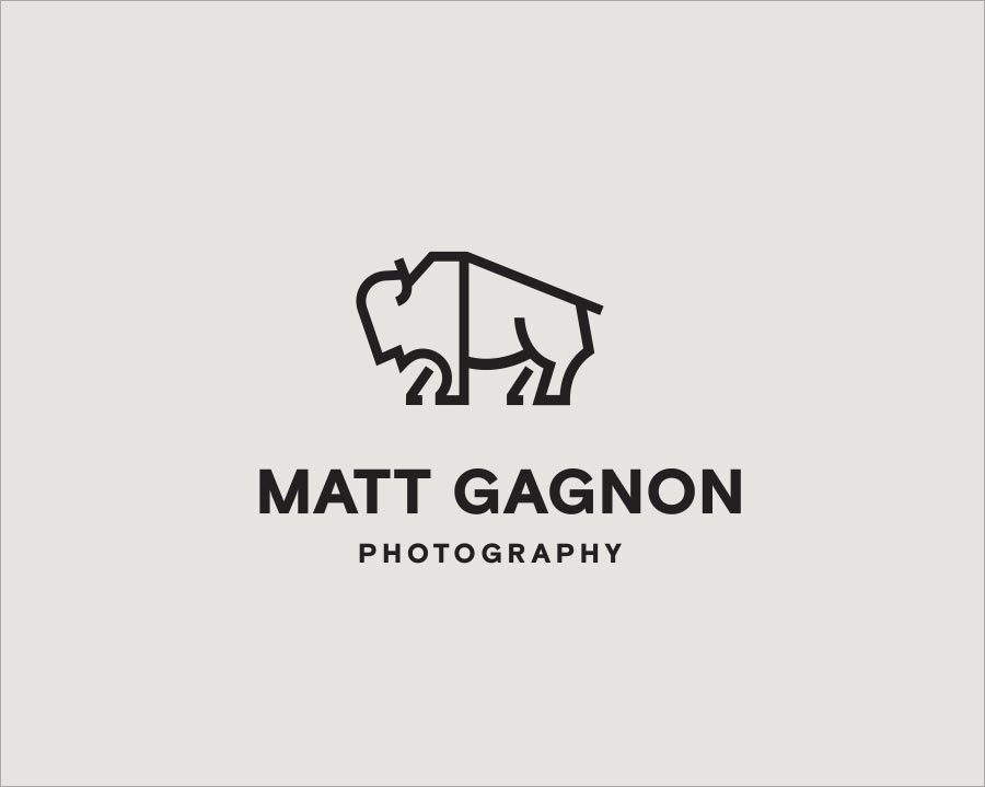 MATT GAGNON PHOTOGRAPHY 攝影公司標志設(shè)計