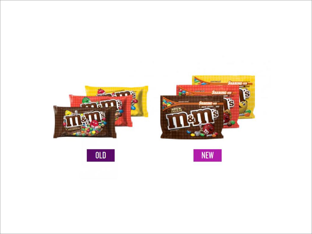 M＆M's（US）：重新設(shè)計(jì)的包裝