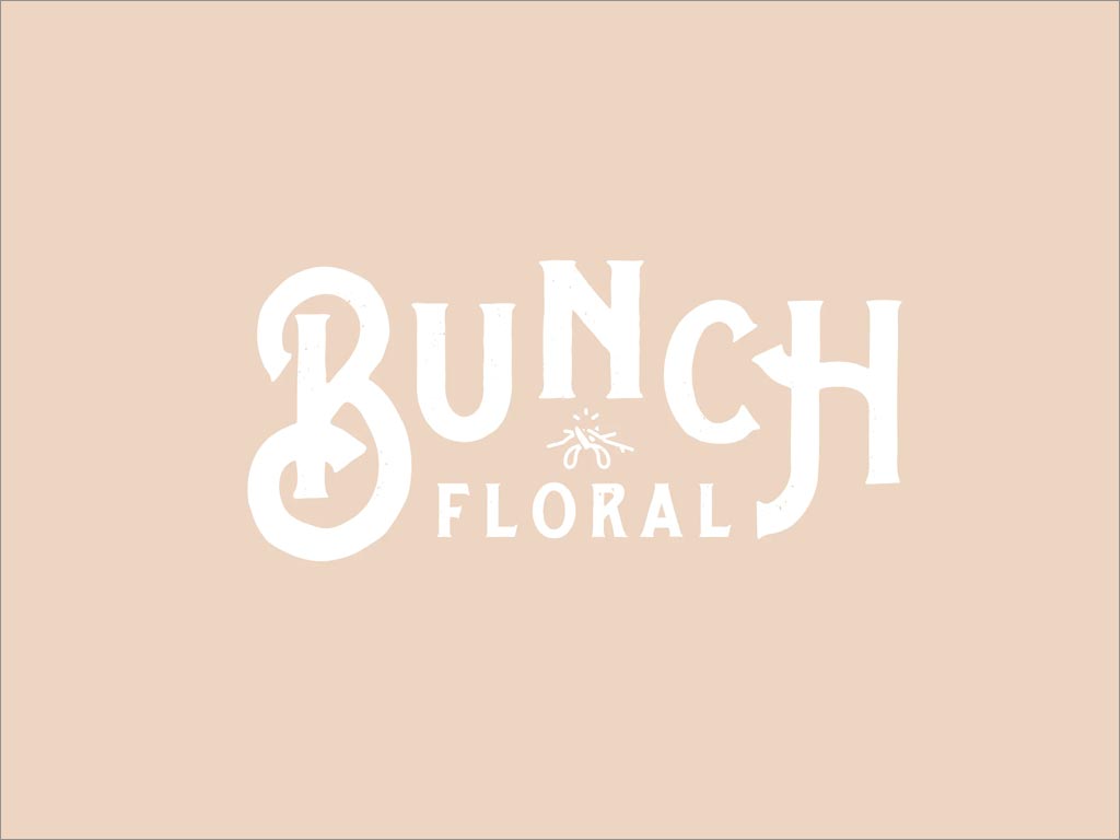 Bunch Floral花店品牌logo設(shè)計(jì)