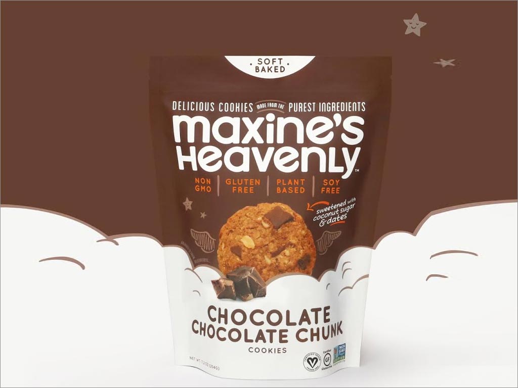 美國Maxine's Heavenly曲奇餅干包裝設計