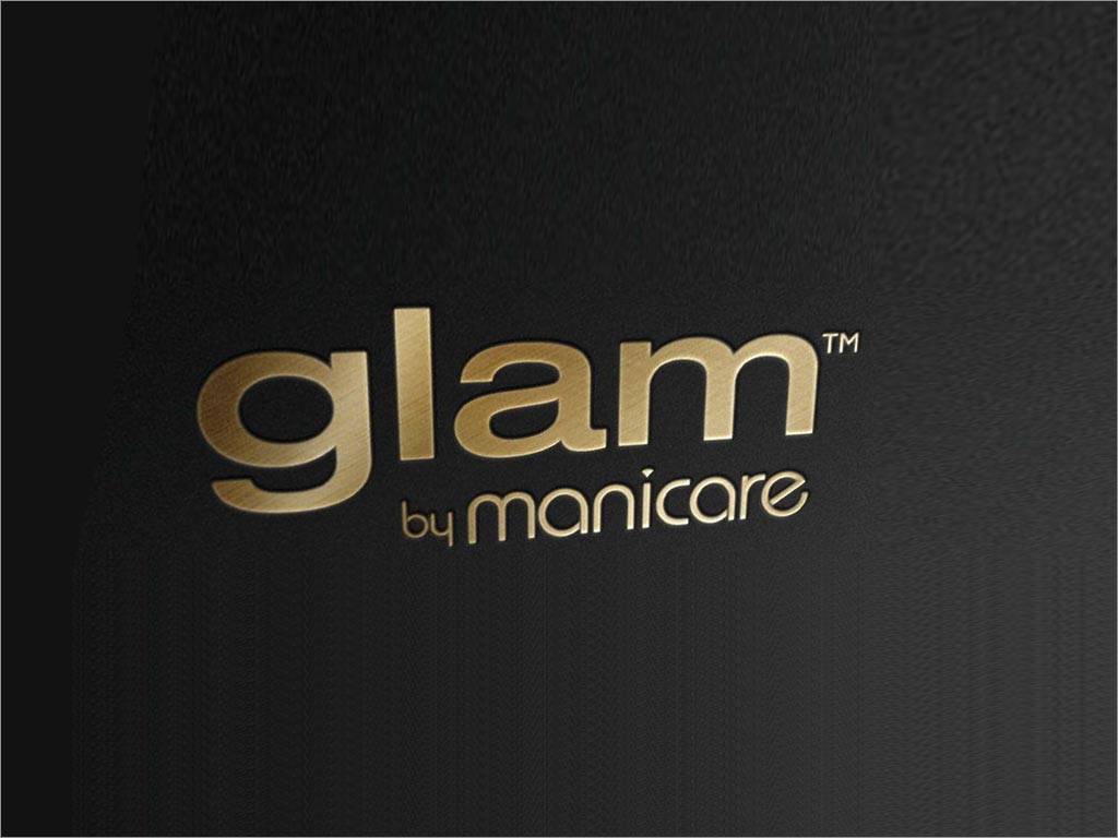 澳大利亞Glam假睫毛假指甲美容品牌logo設計