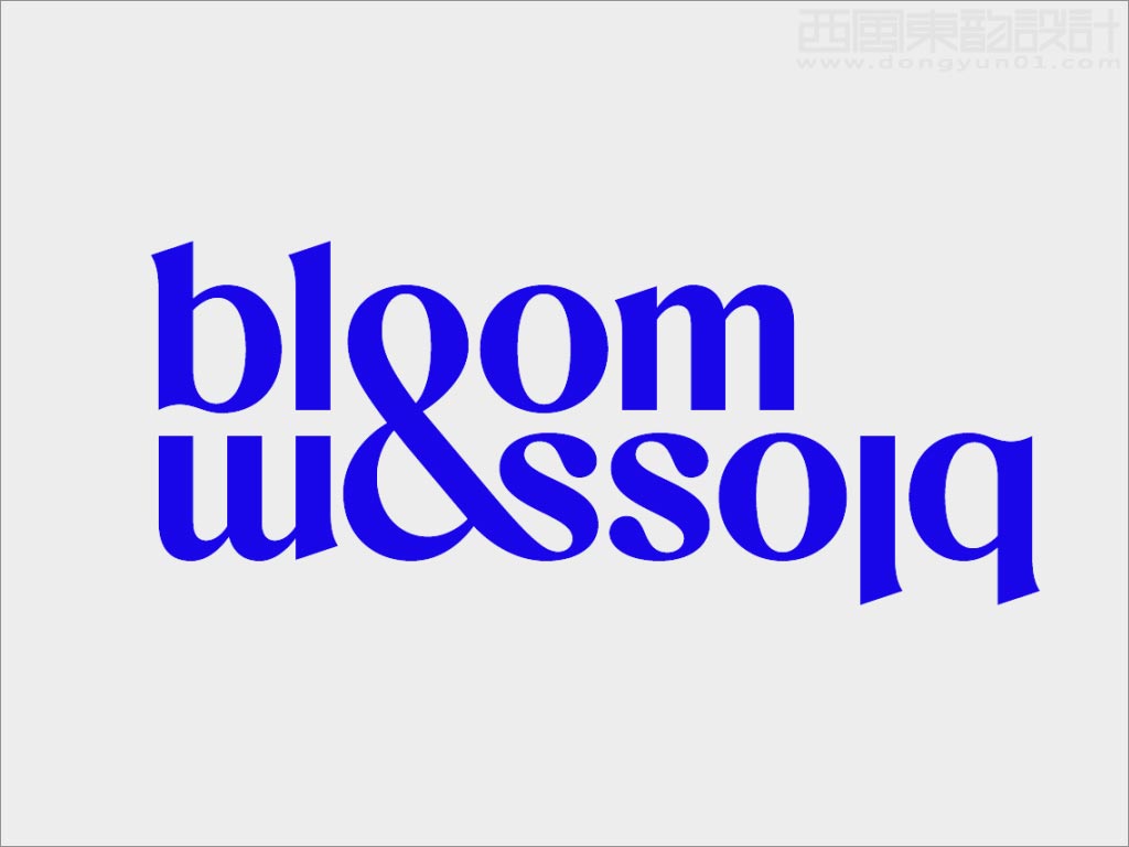 英國Bloom and Blossom護膚品logo設計