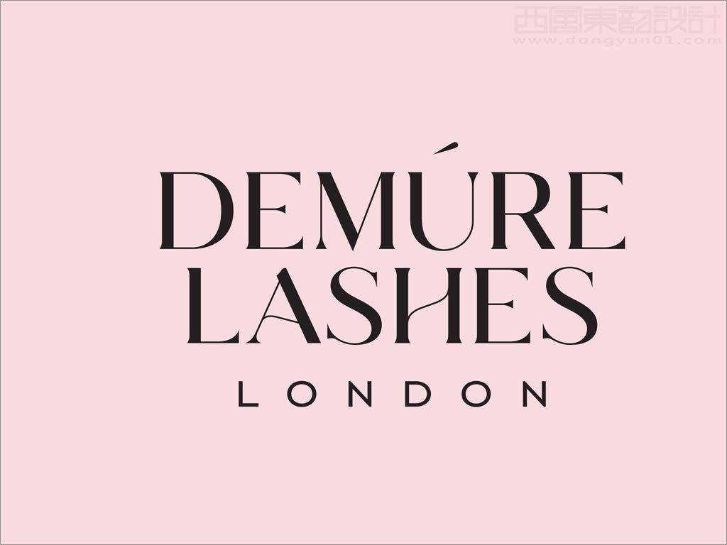 Demure Lashes假睫毛品牌logo設(shè)計(jì)