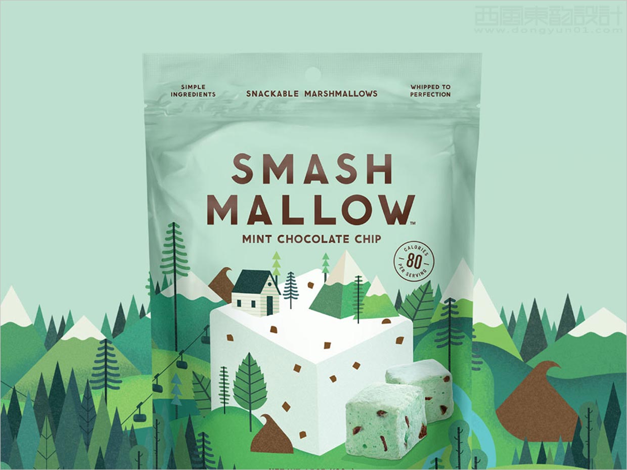 英國Smashmallow棉花糖休閑食品包裝設(shè)計(jì)