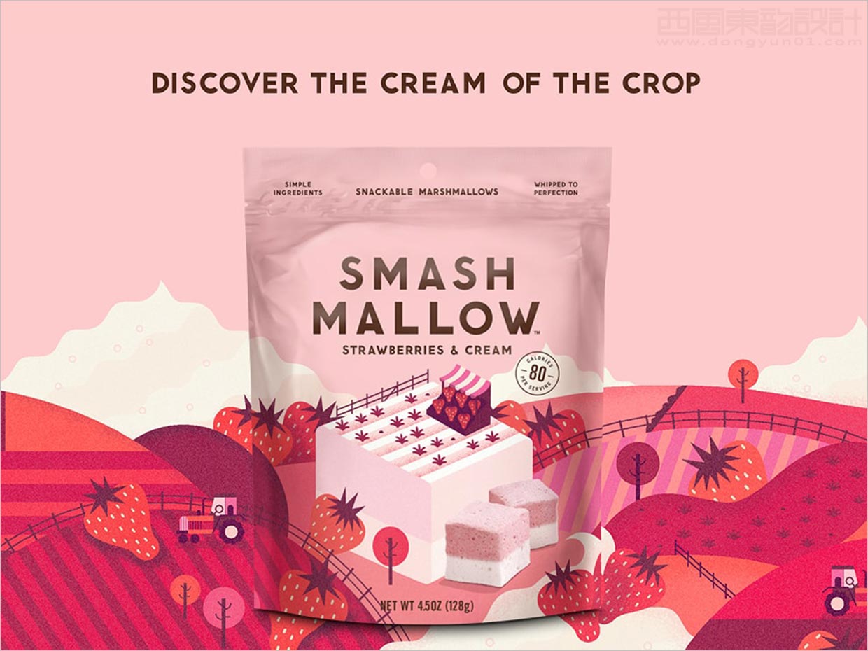 英國Smashmallow棉花糖休閑食品包裝設(shè)計(jì)