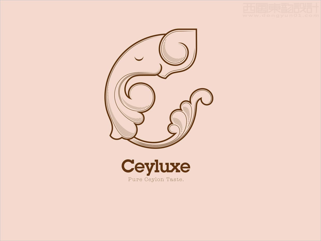 斯里蘭卡Ceyluxe茶和香料logo設計