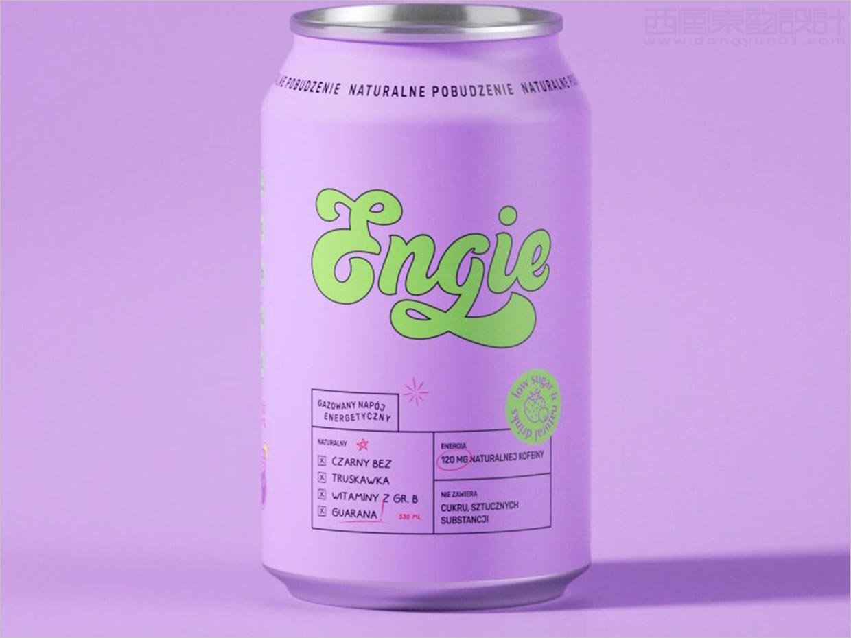 Engie功能性能量飲料易拉罐包裝設(shè)計(jì)