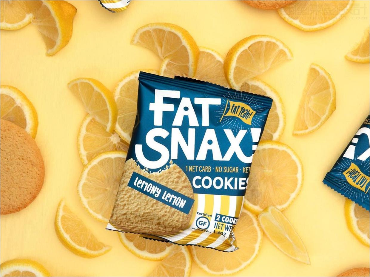 美國Fat Snax餅干快消食品包裝設(shè)計